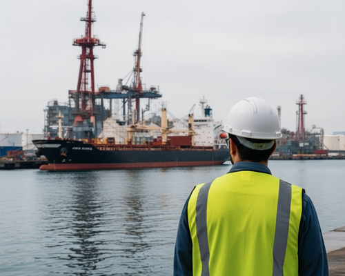 Industrial worker representing eligible U.S. exporter